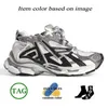 Women Mens Luksusowe ścieżki platforma Vintage Runner 7 Designer Casual Buty Niski OG Mesh Nylon Track Runners 7.0 Treners Tess S.Gomma Czarne białe różowe pianki niebieskie trampki