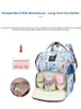 Wickelbeutel Mama Wickelbeutel Rucksack Mutterschaftstasche für Baby großer Kapazität USB Warterproof Babyparty Geschenk Multifunktions Baby Windel Taschen D240429