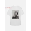 Panie Designer Vintage bawełniana okrągła szyja koszulka wysokiej jakości koszulka rysunek drukowany czarny graficzny t-shirt street Hip-Hop Play T Shirt 9938