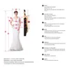 Met elegante A-lijn tule jurk kant-appliques pure lage mouwencourt trein knop details bruidsjurken bc11287 s