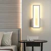 Wystrój lampy ściennej Nordic Abajur Lampy oświetlenia wewnętrzne domowe sypialnia sypialnia nocna schodowa koryta