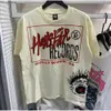 Hellstart Shirt Rappe Mens and Womens T-shirt Rapper chanteur lavage de l'artisanat lourd Couple de même manche courte Rétro Hell Designer 302