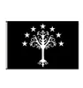 GRANDE GONDORS SPANGE DE JR R R TOLKIENS MiddleArtth Flag 3x5ft 100d Polyester Printing Digital com Brass Grommets6310628