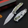 KS 1369 Flipper Folding Knife 8Cr13Mov Stonewashed Clip Point Blade G10 Handtaget Hunting Camping EDC Outdoor Rescue Tool Pocket Knife 1660 7550