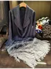 Miyake geplooide dames rokpak herfst en winter Franse high-end gradient kwasel jurk kraag van kraag jasje vrouwen 240422