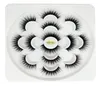 7 Paies Natural Faux Cons de cils faux cils longs longs 6d Synthétique Hair Lashes Couss Extension pour maquillage2731216