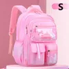 Gradient Girl Children Backpack School Tas Tack Pack Pink Pink For Kid Child Teenage Schoolbag Primary Kawaii Leuke waterdichte Little 240429