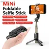 Selfie Monopoden Wireless Mini Selfie Stick mit faltbarem Stativ und erweiterbarem Monopoden mit Bluetooth -Fernbedienungs -Verschluss geeignet WX