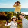 Breda randen hattar hink hattar xl Big Head 63cm Summer Beach Womens Sun Hat Mens Plus Size Jazz UV UPF 50+Sun Protection Travel Panaman Str Hat Unisex J240429