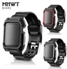 MNWT per Apple Watch 1 2 3 TPU Case protettiva Apple Watch 38mm 42mm Series 1 2 3 per la banda IWATCH Sostituzione in silicone morbido1800558