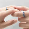 Band Rings Creative Van Gogh Sky Sky Open Lover Anello di moda Anello di moda personalizzato Mens Couple Gift Hing Wholesale Q240429