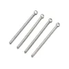 Charms 20pcs Stainless Steel Cylindrical Stick Single Pendant For DIY Handmade Earrings Necklace Parts Jewelry Making Supplies