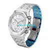 الساعات الفاخرة APS Factory Audemar Pigue Royal Oak Watch 41mm Silver INDEX HOUR MART SILD STNJ