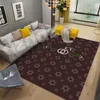 Designer Modern Chadow Carpet Brand Letters Porte de porte tapis sans glissement salon