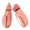 Tubo Twin Red Cedar Wood Shoe ajustável Shaper Mens Sapato 240430