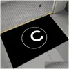 Mattor designer matta lyxig anti slip enkelhet badmatta ch diatom badrum matta absorberande golv hushållsdörrar mattor toalett fot pa dh1xt