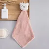 Ręczniki Kreskówkowe zwierzę zwierzęta Twarz Chłodka Szybka sucha wisząca pętla Baby Akcesoria do łazienki Ręczne narzędzia kuchenne Ręczniki kąpielowe
