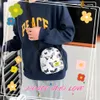 Mini canvas crossbody tassen voor dames vlinder kleine handtassen schouder messenger tas Korean Girl Student flap telefoon portemonnees 240429