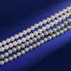 Naturalny biały i szary frytillaria perłowe z koraliki Naszyjnik Jakość matki perełek perełek eleganckie naszyjniki dla kobiet