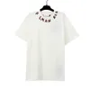 Palm Pa Tops Logo à la main Logo Summer Loose Luxe Tees Unisexe Couple T-Shirts Retro Streetwear T-Shirt Angels 2290 DVM