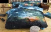 Hela 2016 nya 43 st galaxy 3d sängkläder sätter universum yttre rymdtäcke täcke lakan monterad lakan kudde2002123