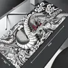 Mouse Pads Black White Dragon Table Mats Computer Mousepad Company Big Desk Pad 100x50cm Large Gamer Mousepads Mouse Mat 240419