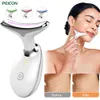 Massageador de rosto EMS PON PON Terapia Face Decont Lifting Beauty Recomete o dispositivo Tinus Double Chin Remover linhas de pescoço Massageador facial 240430