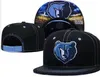 Memphis''grizzlies''Ball Caps Flowers Patched Snapback Hatsスポーツチームバスケットボールシカゴハット23-24チャンピオンズ野球キャップ2024ファイナルスポーツ調整可能なチャプーA