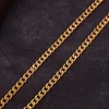 Jiuqin Schmuckfabrik Temu Shein 6mm Halskette 16-30 Zoll Gold Kubaner Kette Herren Halskette
