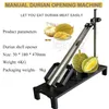 Brotte de l'ouvreur du durian Rustproofing Fresties Durable Manuel Durian Shelling Machine pour le camping Fruits domestiques Boutique Ustensiles de cuisine