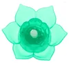 Kaarsenhouders Boeddha Meditatie Plastic lotus Tealight Holder Home Decor Wedding Votief Activiteit Verjaardagsfeestje 7 kleuren
