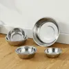 Bigela de cachorro de grande capacidade Aço inoxidável Pet Bowl Bowl Cat e Dog Food Bowl Bowl Medal Refterador Durável e 240429