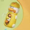 Brinquedos de banho Roda de água criativa e interessante de desenho animado com sucção de pato água de pato brinquedo brinquedo de água bebê spray brinquel