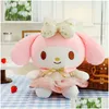 Animales de lujo rellenos Día de San Valentín 2024 NUEVO LINDO CARTOON CAT P Doll Soft relleno suave almohada que acompaña a la fábrica de regalos de cumpleaños al por mayor en dhqma