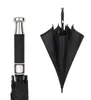 Paraplu's luxe golfparaplu Volledige vezel Automatisch lang handvat bedrijf Sraight paraguas aangepaste logo8153385