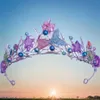 Tiaras Princess Ocean Style Fish Tail Shell Starfisf Flower Tiara Crown Femmes Girls Elegant Hair Dress Party Accessoires