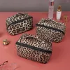 Косметические сумки мода леопардовый принт pu