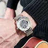 Wristwatches Automatic Tourbillon Hollow Mechanical Watch Men's Waterproof Glow-in-the-dark Sports