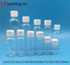 50 pcs 60 100 150 ml Empty Transparent Plastic Pack clamshell water Bottle Crystal Clear Flip Top Cap Packaging mini Containers T21950293