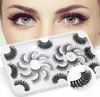 18 Pairs Thick Soft 15mm 20mm 25mm Lashbook 3D Faux Mink Eyelash Book Custom Eyelash Packaging4283472