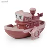 Bath Toys New Cartoon Ship Clockwork Toy Wind Toy Childrens Water Toy Swimming Beach Game Childrens Gift Baby Toy Plastic Toywx1