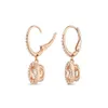 Swarovskis Earring Designer Femmes Top Quality Luxury Fashion Charme Autriche Crystal Jumping Cœur Round Boucles d'oreilles pleines de diamants élégants boucles d'oreilles dynamiques rondes élégantes