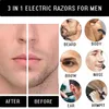 Zones intimes Haircut Précision rasoir hommes Bikini Ligne de rasoir sensible Oeufs de rasage pubien rasage de la coupe-rasage
