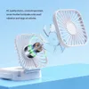 Electric Fans Fan Hanging Neck Foldbar Liten Electric Fan Portable Handheld Creative Student Dormitory Sports USB Outdoor Mini Fan D240429