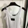 Designer Knit Vest Women Brand Clothing For Womens Summer Tops Fashion Metal Letter Signes Logo Loes Dames Sans manches T-shirt 29 avril