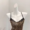 Tanks pour femmes Camis Femme Leopard Print Top Top à la mode Vestable à la mode