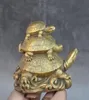 China Feng Shui Brass Longevity Animal 3 Turtle Tortoise Ausmicious Lucky Standue3292429