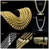Beliebtes Miami Custom Diamond Clasp VVS Moissanit Halsketten Hip Hop Edelstahl Kubanische Kette