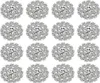 50 pièces en ruine embellissements plats en argent en argent joaillerie de fleur de fleur accessoire pour les bijoux de bricolage fabriquant le wedd9147130