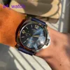 Montre-poignet montre la série Panerai Luminor Watch Swiss Watch dur Man Leisure Calendrier Luminal Diving Sports de 44 mm de grand diamètre pour hommes Pam01033 Disque bleu